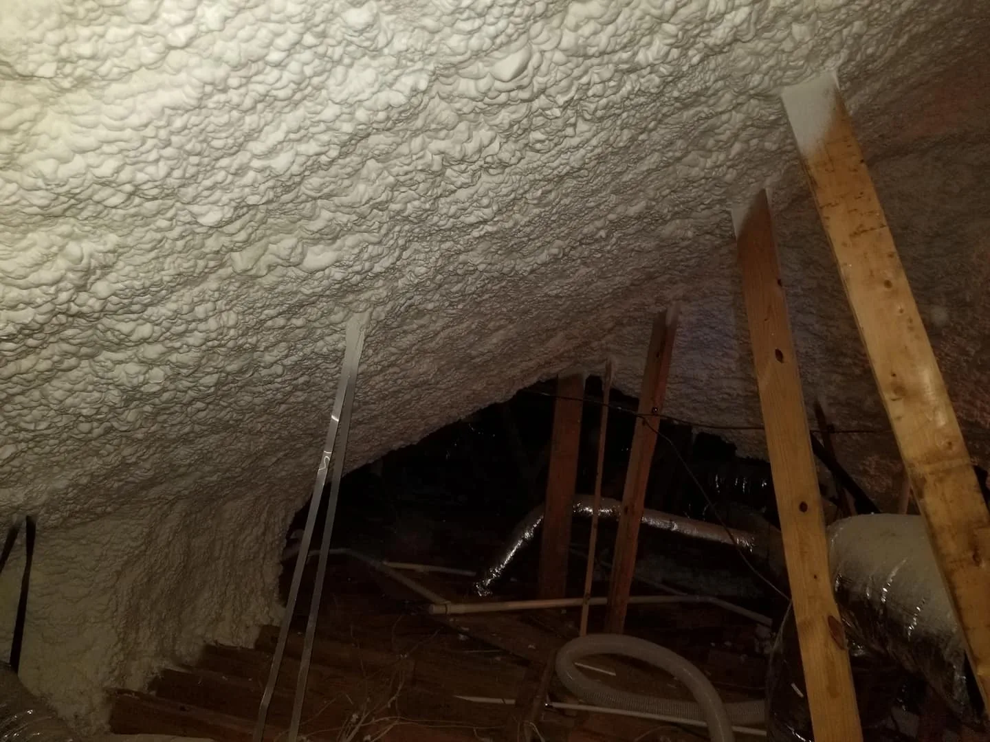 Attic Spray Foam Insulation Kalamazoo 01