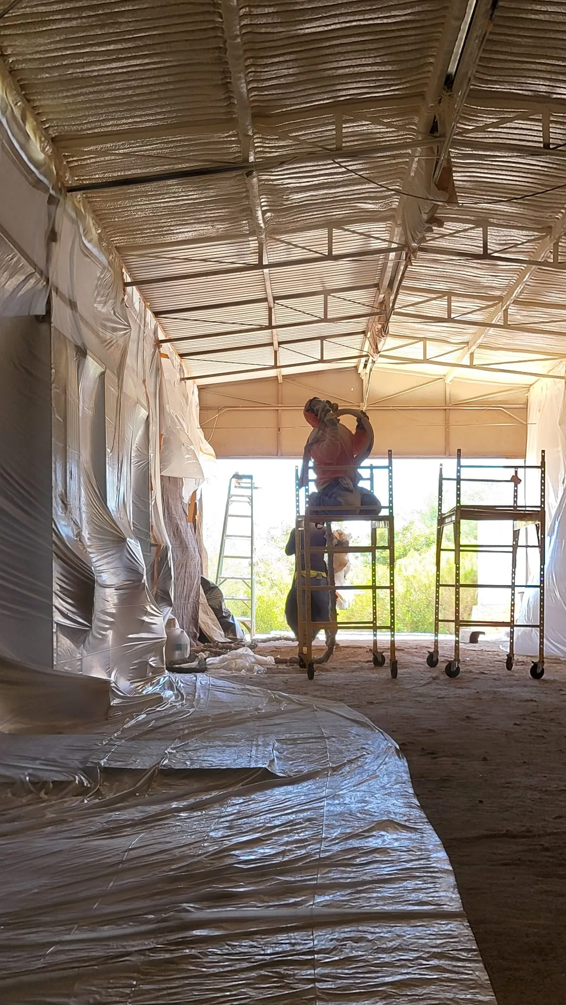 Pole Barn Spray Foam Insulaiton Contractors Midland Mi
