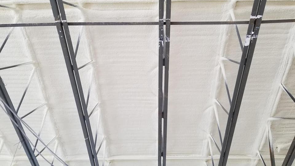 Spray Foam Insulation Saginaw Attic Insulation Metal Building 01